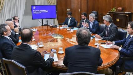 En medio de una aceleración de precios, Caputo se reunió con representantes de los supermercados