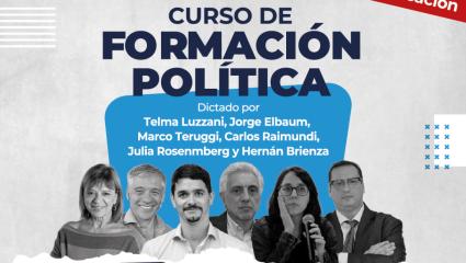 Se viene un innovador curso de formación política y presentan a un plantel docente de excelencia