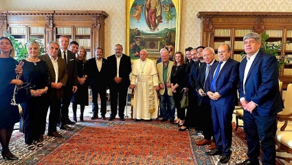 El Papa Francisco recibió a la CGT y analizaron la realidad política y económica del país
