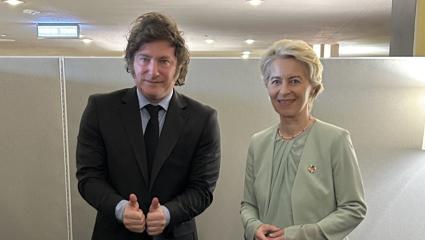 La Unión Europea instó a Milei a avanzar en un acuerdo de librecomercio con el Mercosur