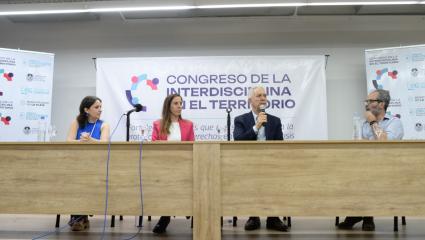 Alak y Iañez encabezaron un congreso para tratar el abordaje interdisciplinario de distintas problemáticas sociales