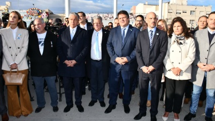 La ciudad recordó los 43 años de la guerra de Malvinas con un acto en el Cenotafio