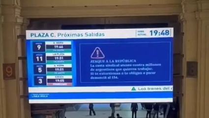 “Ataque a la República”, el polémico mensaje del Gobierno por el paro de la CGT