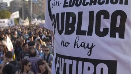 Las universidades públicas se movilizan en todo el país para reclamar por la ley de Financiamiento y habrá paro docente