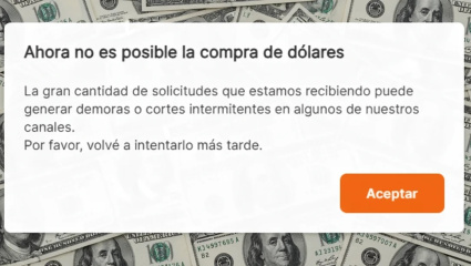 El Galicia interrumpió la venta de dólares y en redes sociales cundió el pánico: "Saquen la guita"