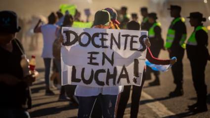 Paro docente nacional y marcha al Congreso en rechazo al ajuste educativo del Gobierno