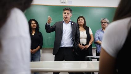 Con clases parciales y paro de estatales, arrancó una semana clave para Kicillof