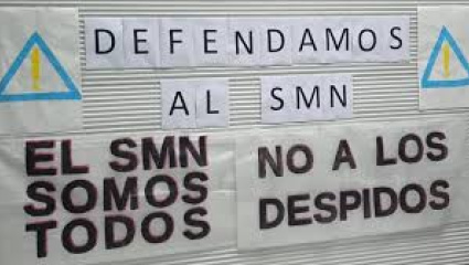 Alerta roja en el Servicio Meteorológico: paro nacional ante la inminencia de 240 despidos