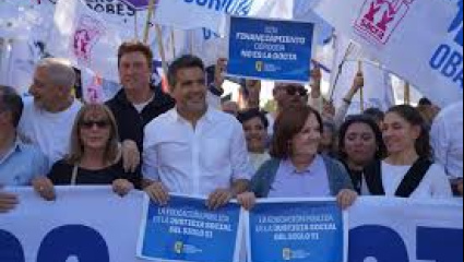 El cordobesismo se subió a la marcha universitaria para volver a diferenciarse de Milei