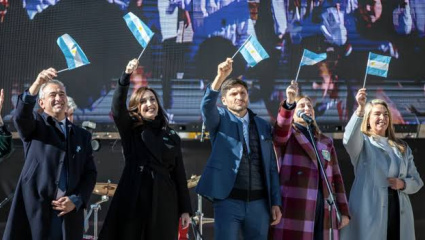 Otra vez: Victoria Villarruel fue al acto del Día de la Bandera sin invitación oficial del Gobierno