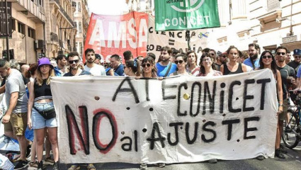 CONICET, CNEA, INTI e INTA: científicos salen a la calle contra el ajuste