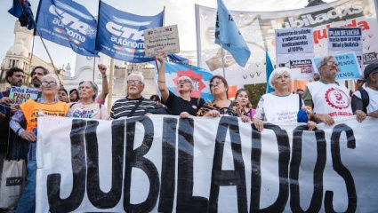 El sindicalismo vuelve a las calles y la CGT se suma al reclamo de los jubilados