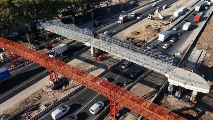 Tránsito bloqueado en el acceso sur: cerrarán la Autopista Dellepiane durante todo el domingo