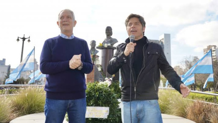 El PJ expone sus fracturas en un día emblemático: Axel Kicillof y Máximo Kirchner se muestran por separado
