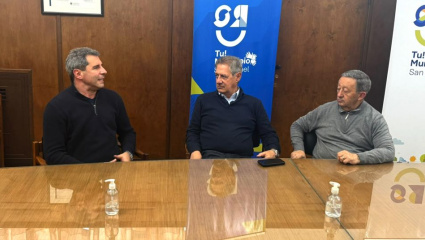Sergio Uñac profundiza su gira cuyana en modo candidato y desembarcó en San Rafael