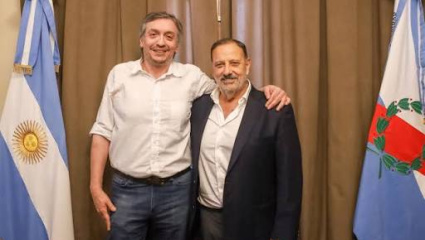 Máximo Kirchner, Ricardo Quintela y una foto de unidad que terminó frustrada