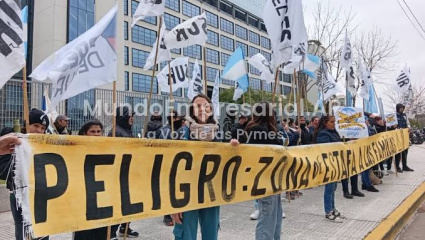 "Te atrasás 15 días y ARCA te embarga": las pymes marcharon a Plaza de Mayo por la presión impositiva