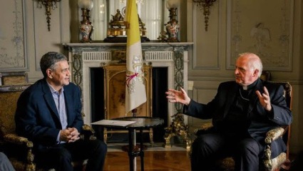 Jorge Macri se reunió con el nuncio apostólico y confirmó su deseo de agasajar al papa León XIV en Buenos Aires