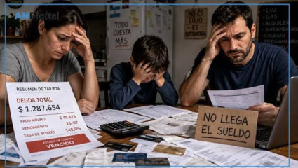 Deterioro de los ingresos e incremento de la morosidad familiar: las deudas impagas de los hogares alcanzan un pico histórico comparativo